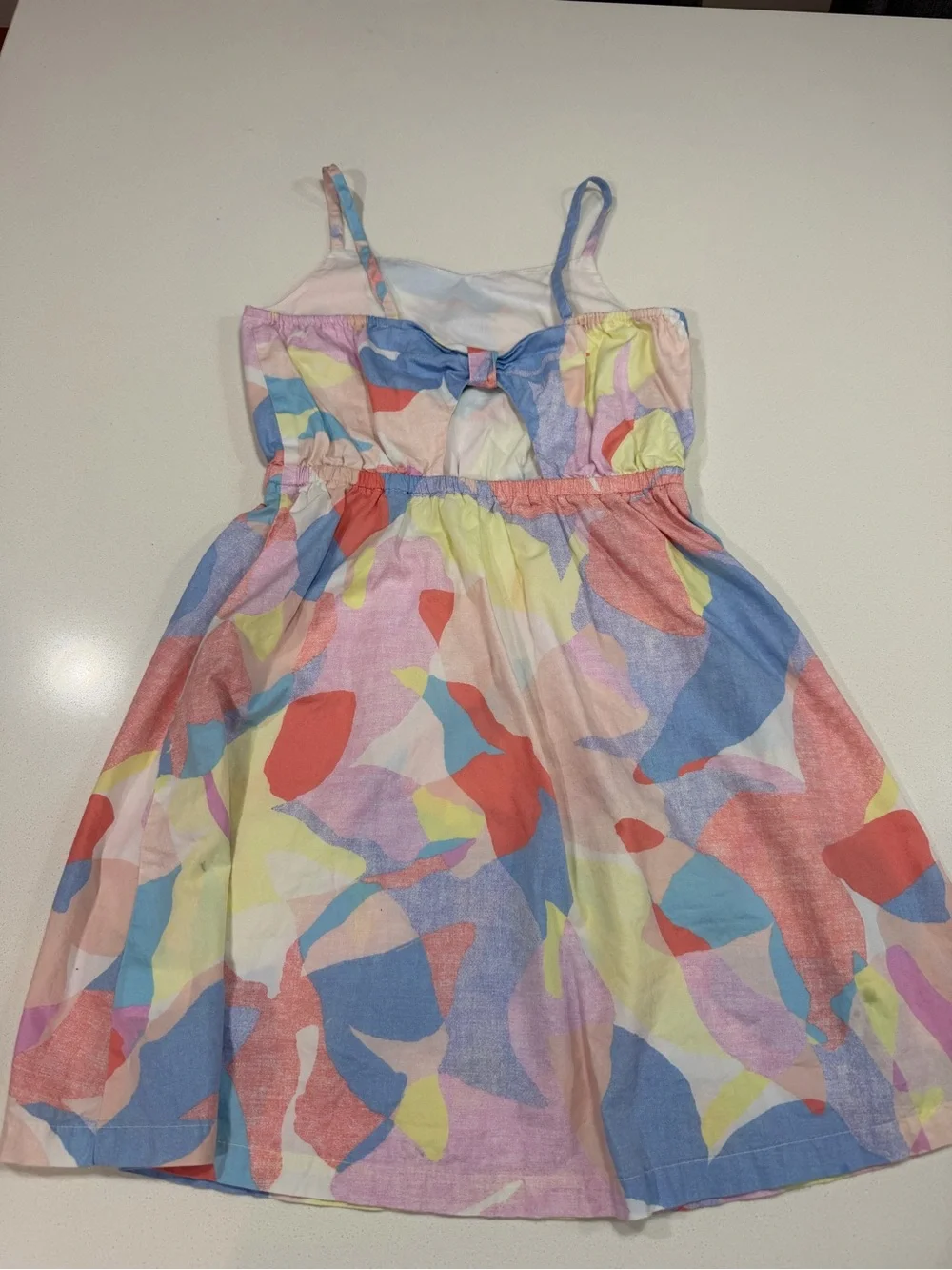 GAP Girls Colorful Flower Print Sundress in Blue, Pink, Red, Yellow, Size 10